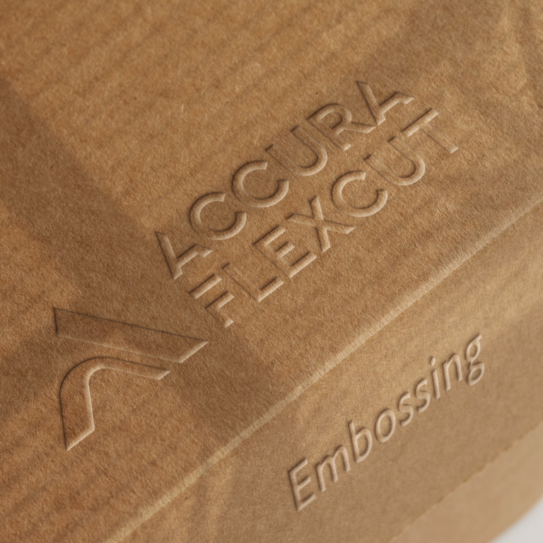 Accura Flexcut embossing mock-up