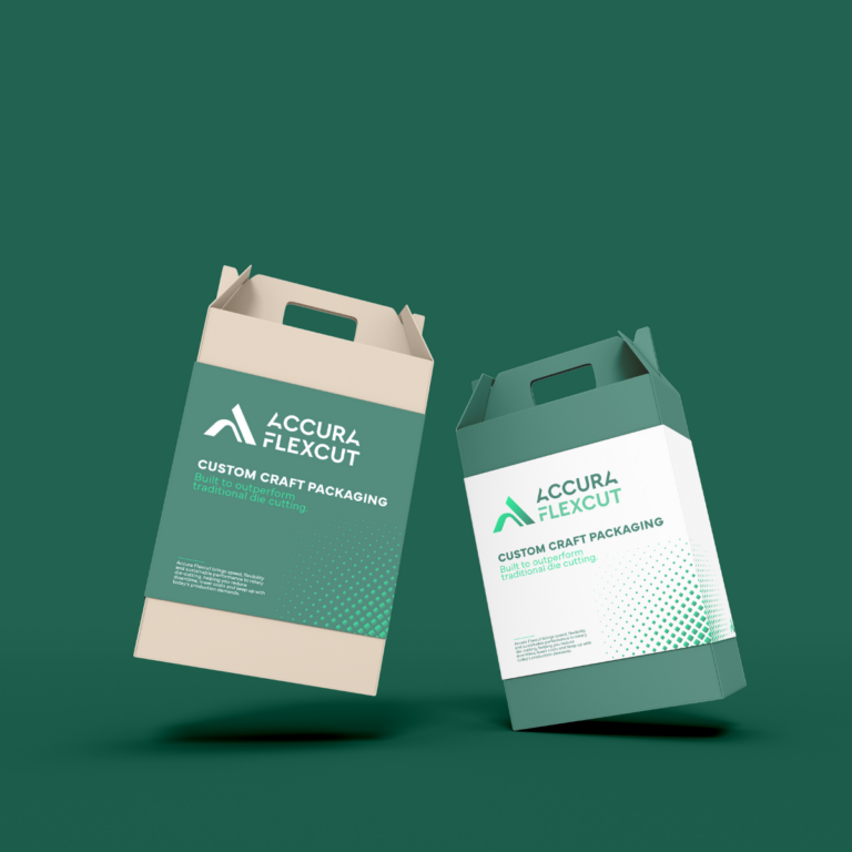 Accura flexcut custom packaging mock-up