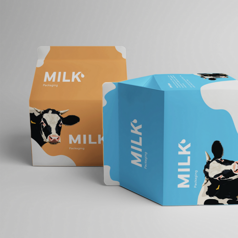 Milk carton custom package solution Accura Flexcut